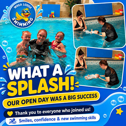 Open Day – What a Splash 🏊‍♂️